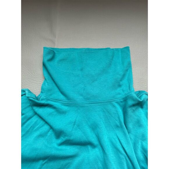 L.L.Bean Women's XL Turquoise Turtleneck Pullover Long sleeve Casual - Picture 6 of 9